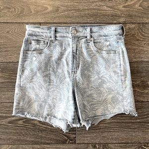 American Eagle Outfitters: Hi-Rise Shorties with Patterned Wash